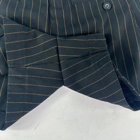 Free People Shorts Brown Size 4 Button Pinstripe Mini Shorts - Picture 6 of 11